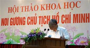 Hội thảo khoa học Noi gương Chủ tịch Hồ Chí Minh