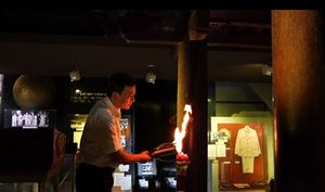 Linh thiêng nghi lễ xin lửa đuốc SEA Games 31 tại Bảo tàng Hồ Chí Minh  