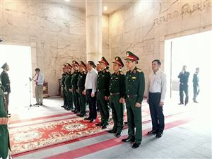 Đoàn công tác Học viện Quốc phòng thăm các Khu di tích quốc gia đặc biệt tỉnh Cao Bằng