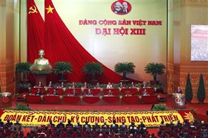 Hình ảnh lễ khai mạc trọng thể Đại hội lần thứ XIII của Đảng
