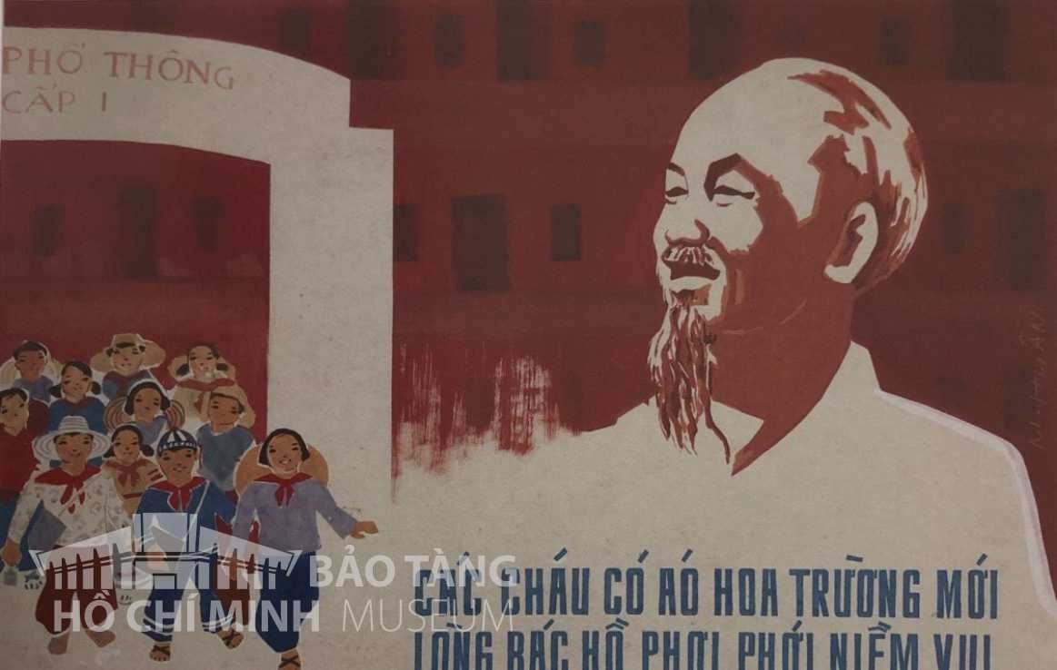 Tranh: Phạm Duy Phương
Bột màu
Nguồn: Bảo tàng Hồ Chí Minh