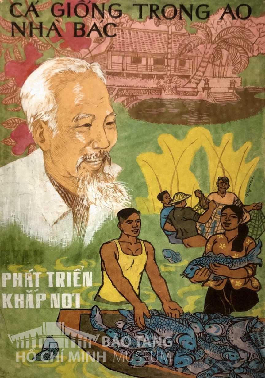 Tranh: Nguyễn Vinh
Bột màu
Nguồn: Bảo tàng Hồ Chí Minh