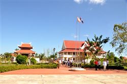 Khu lưu niệm Chủ tịch Hồ Chí Minh ở Xiềng Vang, xã Xiềng Mương, huyện Noỏng Bốc, tỉnh Khăm Muộn, Lào