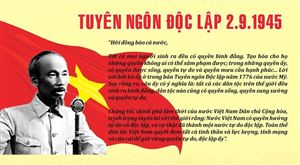 Hồ Chí Minh - Khát vọng độc lập, tự do, hạnh phúc và phát triển