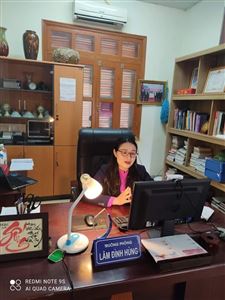Khu di tích Kim Liên thuyết minh trực tuyến cho học viên Trường Chính trị tỉnh Nghệ An