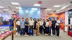 Đoàn công tác của Đảng uỷ Bảo tàng Hồ Chí Minh thăm Công viên Di sản các nhà khoa học Việt Nam