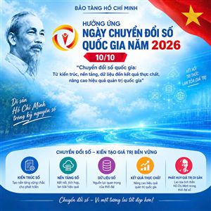Bảo tàng Hồ Chí Minh hưởng ứng Ngày Chuyển đổi số quốc gia năm 2026
