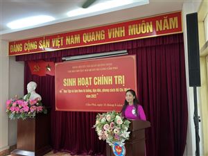 Khu di tích Kim Liên nói chuyện chuyên đề tại Quảng Ninh