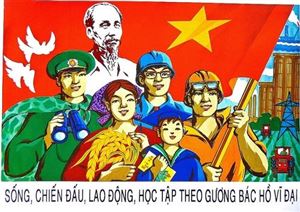 Sáng tác tranh cổ động kỷ niệm 129 năm ngày sinh Chủ tịch Hồ Chí Minh