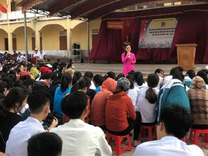 Khu di tích Kim Liên tổ chức nói chuyện chuyên đề về Chủ tịch Hồ Chí Minh tại Huyện Con Cuông
