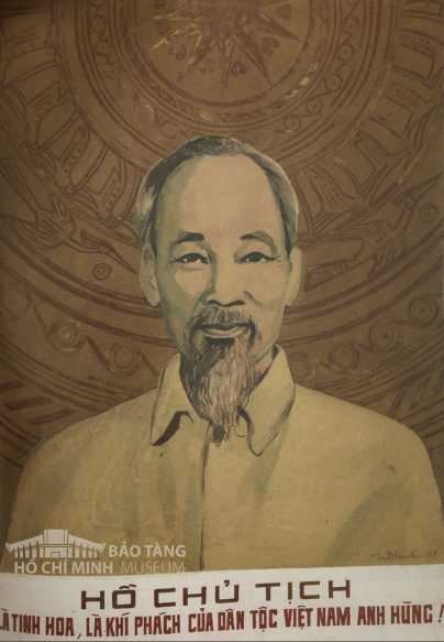 Tranh: Trần Đăng Ninh
Bột màu, 1979
Nguồn: Bảo tàng Hồ Chí Minh